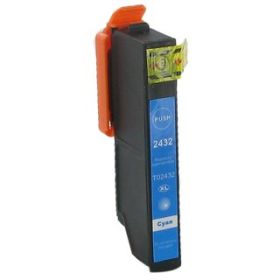 EPSON (COMPATIBLE) - Epson T2432 Cyan Cartouche d'encre générique C13T24324012