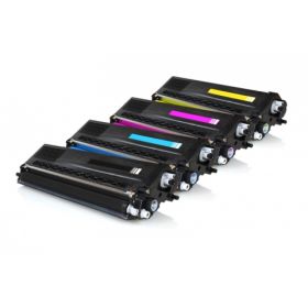 COMPATIBLE BROTHER - TN-328 Lot de 4 Toners remanufacturés Brother (Noir, Cyan, Magenta, Jaune)