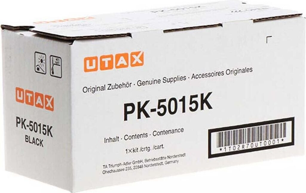 UTAX (ORIGINAL) - Utax PK5015K Noir Toner Laser Original 1T02R70UT0