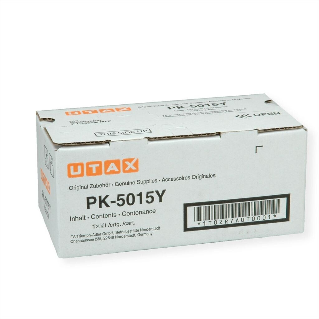 UTAX (ORIGINAL) - Utax PK5015Y Jaune Toner Laser Original 1T02R7AUT0
