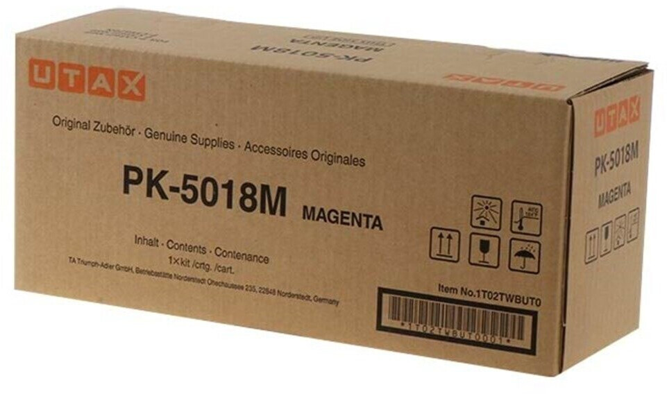 UTAX (ORIGINAL) - Utax PK5018M Magenta Toner Laser Original 1T02TWBUT0
