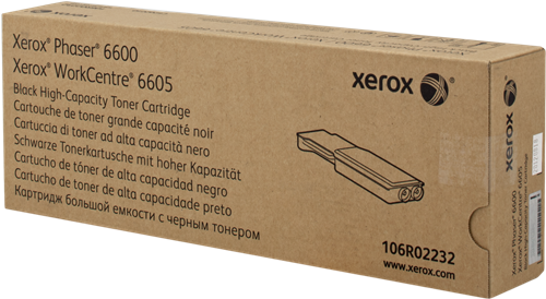 XEROX (ORIGINAL) - Xerox 106R02232 Noir Cartouche de toner originale Phaser 6600