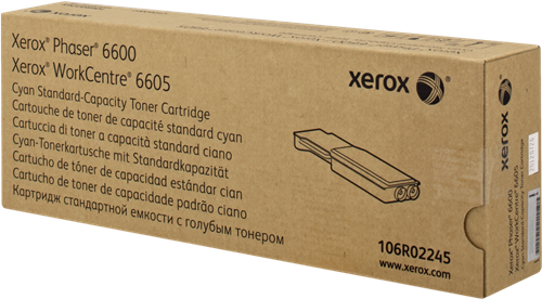 XEROX ORIGINAL - Xerox 106R02245 Cyan (2000 pages) Toner de marque