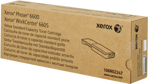 XEROX ORIGINAL - Xerox 106R02247 Jaune (2000 pages) Toner de marque