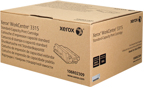 XEROX ORIGINAL - Xerox 106R02309 Noir (2300 pages) Cartouche de toner authentique