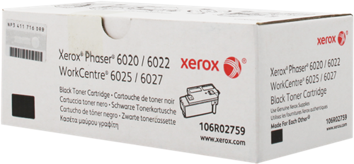 XEROX ORIGINAL - Xerox 106R02759 Noir (2000 pages) Toner de marque